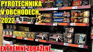 Pyrotechnika v obchodech 2022  Kaufland Lidl Penny Tesco Albert [upl. by Akiehs]