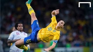 Zlatan Ibrahimovics famous 30yard bicycle kick vs England [upl. by Eolande22]