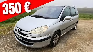 J’ACHÈTE UN PEUGEOT 807 A 350 € [upl. by Nelra918]