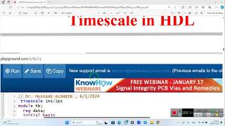 Timescale in HDL [upl. by Hopfinger]