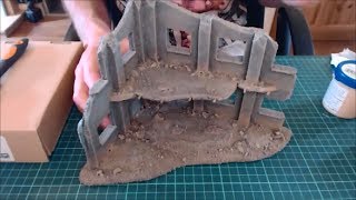 How to easily paint foamboard buildings amp ruins [upl. by Aisul570]