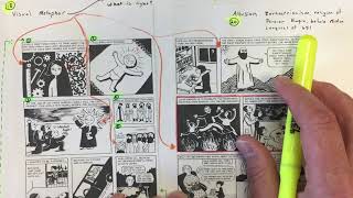 Decoding Graphic Narrative An Analysis of Authorial Choice in Marjane Satrapis PERSEPOLIS Part 2 [upl. by Eita992]