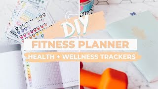 DIY Fitness Planner Setup  PLANNER HACKS  GIVEAWAY [upl. by Holder242]