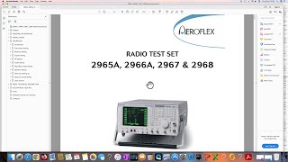 Marconi 2966A RF Radio Tester Repair covers Marconi 2965 2967 2968 models Multiple Faults [upl. by Dnob]