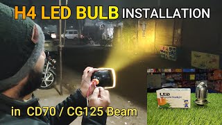 LED H4 Headlight LUXEON Z ES by Lumileds Bulb Replacement for Halogen and Xenon LEDH401 [upl. by Bramwell]