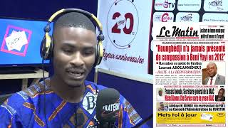 FRATERNITE FM TV  LA UNE DES JOURNAUX 01 10 2024 [upl. by Sankaran]