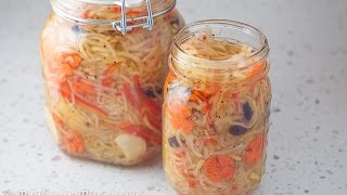 How to Make Papaya Atchara Pickled Papaya [upl. by Enitnelav]