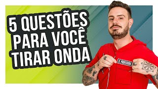 5 QUESTÕES SOBRE TRANSIVIDADE VERBAL [upl. by Helsa]