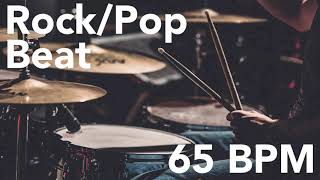 🤘 🥁 RockPop Basic Beat 65 BPM [upl. by Luaped]