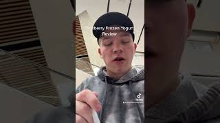 Pinkberry Frozen Yogurt Review pinkberry frozenyogurt foodreview mukbang fyp [upl. by Dragelin]