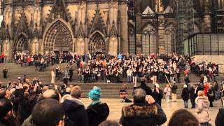 COLOGNE CHRISTMAS MEDLEY FLASHMOB [upl. by Kathe]