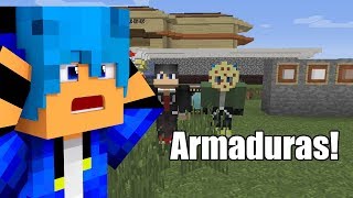 Minecraft mods  Faça suas armaduras no minecraft Armorers workshop [upl. by Ariem623]