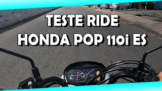 HONDA POP 110I ES 2025 TEST RIDE  Pop com motor mais potente econômica e mais fácil de pilotar [upl. by Aneahs]