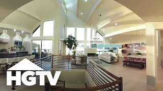 360 Video Tour  HGTV Dream Home 2018  HGTV [upl. by Ardnas]