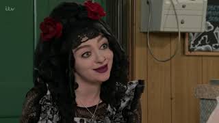 Corries Mollie Gallagher looks very different to goth Nina on filming break [upl. by Holladay750]