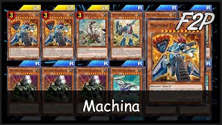 MACHINA  F2PP2W Deck Analysis amp Testing YuGiOh Duel Links [upl. by Aminta492]