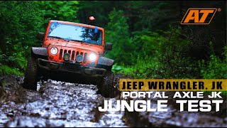 Portal Axles  AT Jeep Wrangler JK  Luya mountain Test [upl. by Anaicul]