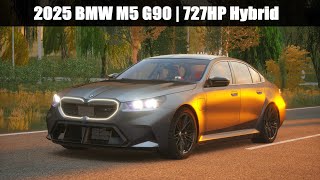 2025 BMW M5 G90  727HP Hybrid Test Drive [upl. by Akerahs]