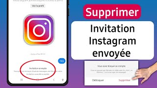 Comment supprimer une invitation envoyée sur Instagram  Supprimer le message dinvitation sur Insta [upl. by Archaimbaud757]