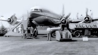 KLM Douglas DC6A Liftmaster  quotLondon to Christchurch Air Racequot  1953 [upl. by Koziarz369]