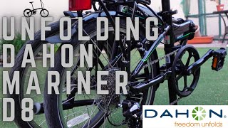 Dahon Mariner D8 Unfolding  Easy Step By Step [upl. by Hpesoy]