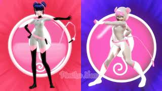 【MMD】Miraculous ☆ Polymouse amp Multimouse Transformations Swap 「FANMADE」 [upl. by Nybor]