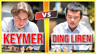 Ding Liren vs Vincent Keymer  GRENKE Chess Classic 2024 [upl. by Asiram]