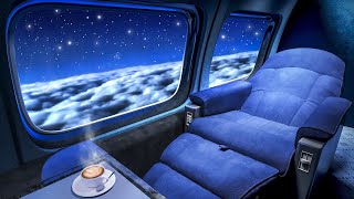 Luxury Jet White Noise to Sleep  Relax on Private Night Flight [upl. by Fonzie939]