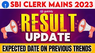 SBI Clerk Mains 2023 Result Update  SBI Clerk Mains Expected Result Date [upl. by Donal757]