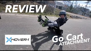 Review of Hover 1 Go Cart attachment for Hoverboard [upl. by Sirap24]