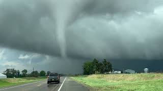 Tornado Damage Surveyed in Omaha Suburb [upl. by Aynwat991]