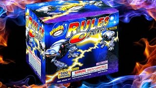 Winda Fireworks  Rules of the Game 500G 14G Cake [upl. by Airekal]