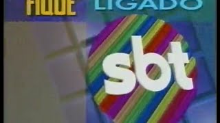 Vinheta Fique Ligado  quotÉ o Brasil ligado aqui no SBTquot  1995 [upl. by Renat588]