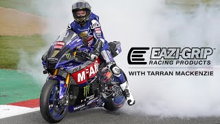 EaziGrip Racing Products with BSB Champion Tarran Mackenzie of McAMS Yamaha [upl. by Shawnee]