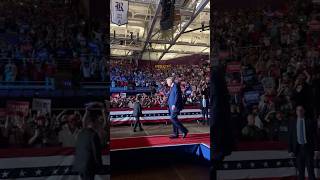 🇺🇸 Greenville North Carolina goes crazy as Donald Trump takes the stage Oct 21 2024 [upl. by Seuguh]