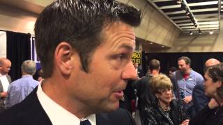 Kris Kobach speaks to reporters [upl. by Anayit]