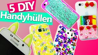 5 EASY DIY HANDYHÜLLEN selber machen  Einfache Methoden für Phone Cases  Geschenkideen für die BFF [upl. by Isnyl]