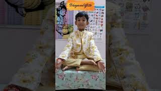 Bhagavad Gita Shloka chanting by little boyTrendingKrishnashtami [upl. by Suolkcin]