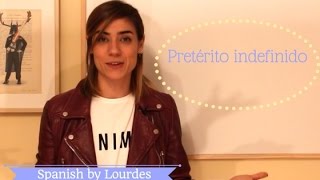 The Spanish Past Lesson pretérito indefinido [upl. by Keiko]