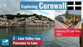 4K Exploring Cornwall  2  Looe Valley Line  Penzance to Liskeard and Looe [upl. by Aieka944]