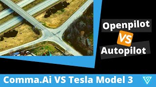 Intersection Test  Autopilot Vs Openpilot [upl. by Aglo765]