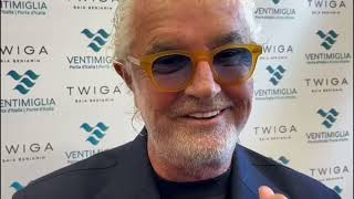 Flavio Briatore a Ventimiglia le interviste [upl. by Woodhead608]