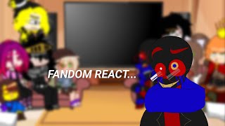 Fandoms react Error Sans part 2 [upl. by Notyard813]