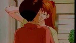 Neon Genesis Evangelion  Kiss Scene [upl. by Adarbil]