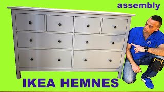 Struggling IKEA Hemnes 8 Drawer Dresser Tutorial [upl. by Yanahc]