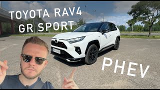 Toyota RAV4 GR Sport PHEV TEST PL Szybka przejażdżka także na prądzie [upl. by Garihc]