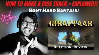 GIRAFTAAR REACTION  EMIWAY BANTAI  OFFICIAL MUSIC VIDEO  BEEF SERIES 3t [upl. by Silvia]