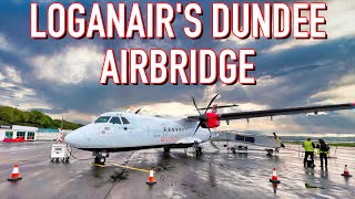 Dundee Airports first new route in years Dundee to Sumburgh Shetland  Loganair [upl. by Tasia]