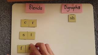 V 13 Blends and Digraphs and tapping them FundationsWilson [upl. by Karlyn162]