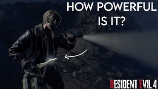 How Powerful Is Krausers Knife In RE4R Part 2 [upl. by Nirre157]